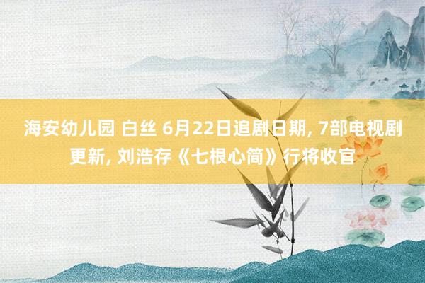 海安幼儿园 白丝 6月22日追剧日期, 7部电视剧更新, 刘浩存《七根心简》行将收官